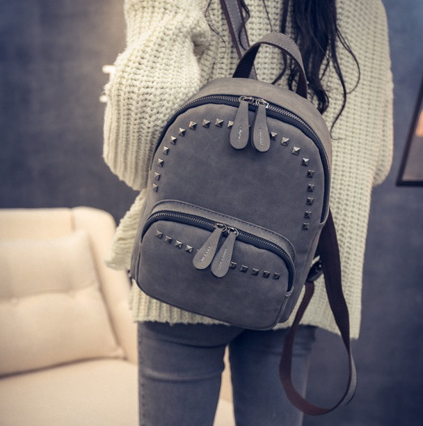 Рюкзак жіночий міський Сірий