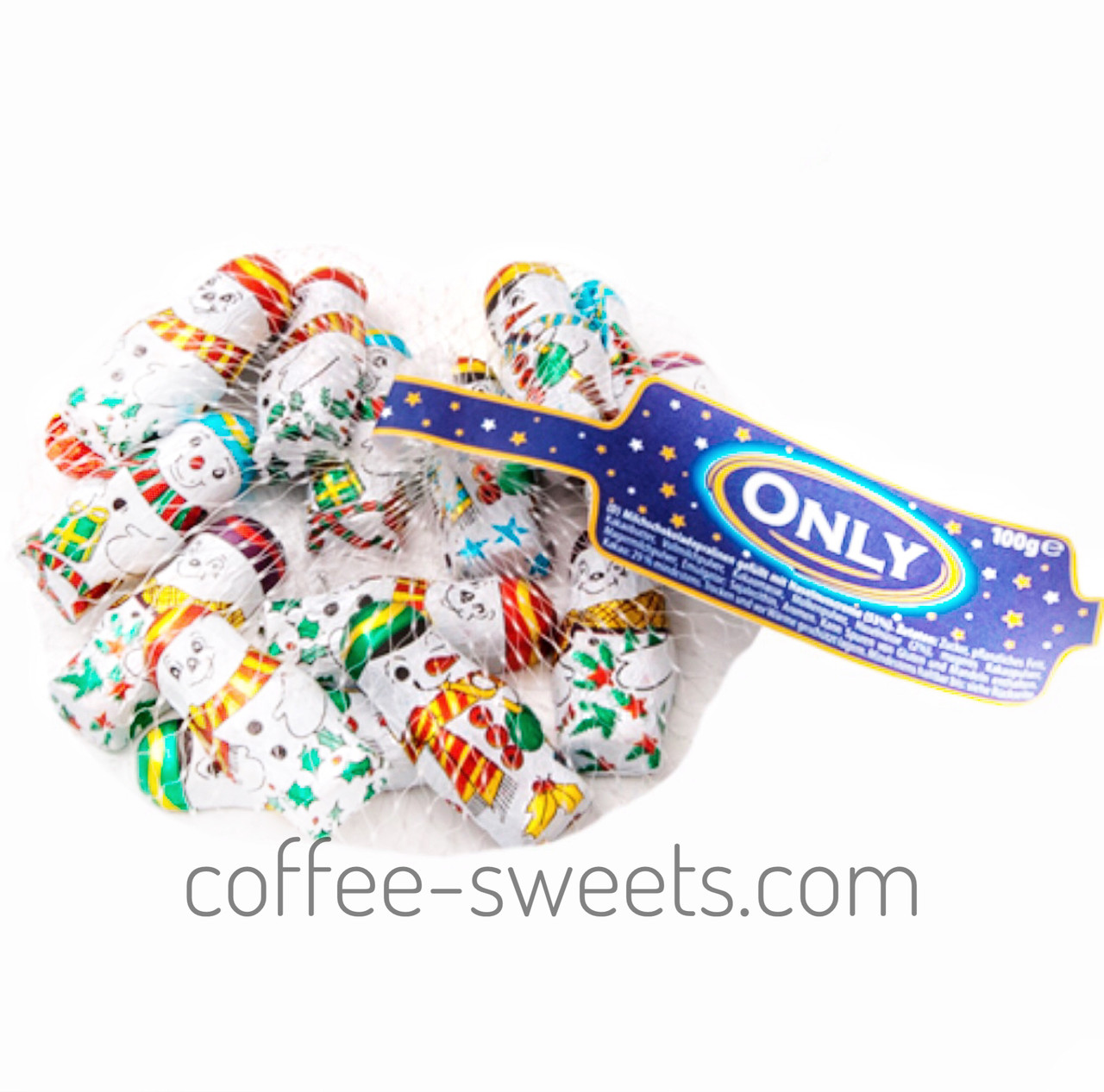 Цукерки сітка ONLY (сніговіки) 80 г