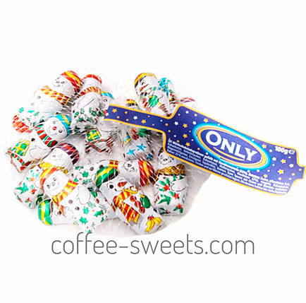 Цукерки сітка ONLY (сніговіки) 80 г, фото 1