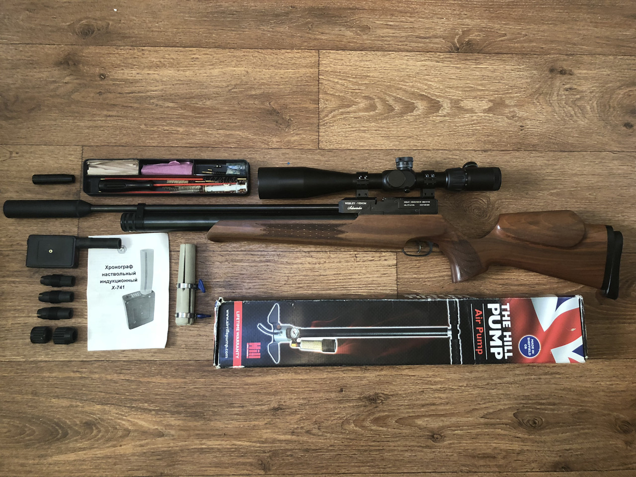 ГВИНТІВКА ПНІВМАТИЧНА PCP Webley Venom Sidewinder (Evanix Blizzard S10) 4,5MM CAL. 177, фото 1