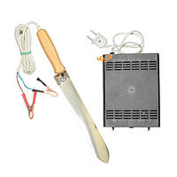 Ніж "Гуслия" електричний ПРОФІ з нержавіючої сталі - 280 мм, з блоком живлення