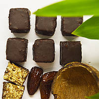 Натуральні цукерки Баунті Без Сахара. Кокос у шоколаді. Фінік у шоколаді.