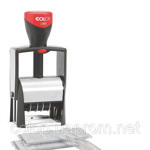 Купить Металлический датер самонаборный 4-строчный со свободным полем ...