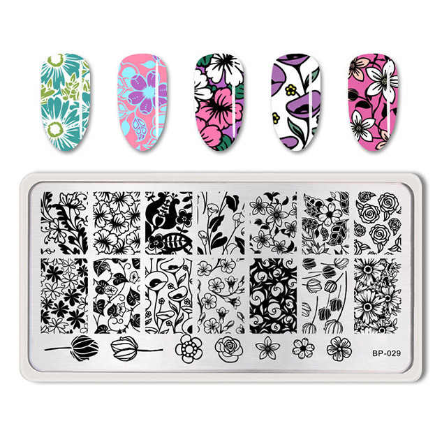 Пластина для стемпінгу Lpnails BP029EStyle