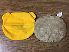 Дитяча флісова подушка-грілка 21х18 см із насінням льону "Ведмедик великий" для прогрівань, фото 7