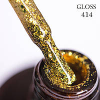 Гель лак Gloss (Глосс) #414, 15 ml