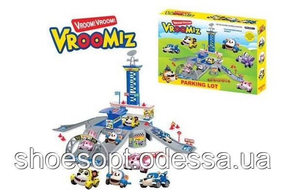 Трек паркінг — гараж Vroomiz Вруміз із 4 машинками, фото 1