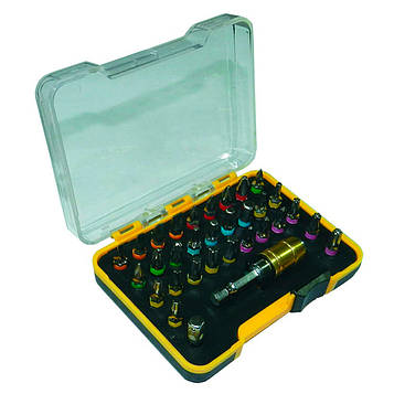 Набір біт + адаптер 32шт S2 Chrome (кейс) Sigma (4013811)