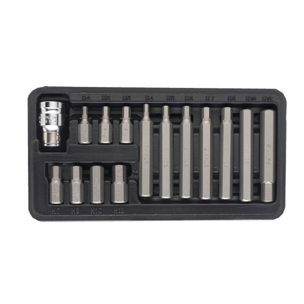 Набір біт HEX ½ " 15шт S2 (пласт кейс) Ultra (4013212), фото 1