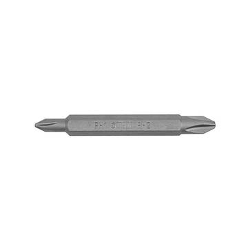 Набір біт двосторонніх PZ1-PZ2x60мм ¼ " 10шт S2 (пласт кейс) ULTRA (4011402)