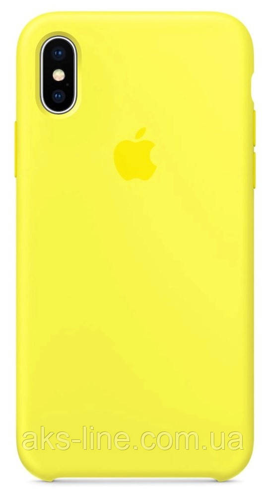 Чохол для iPhone XS Max Silicone Case бампер (Flash)