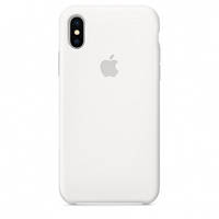 Чехол для iPhone XS Max Silicone Case бампер (White)