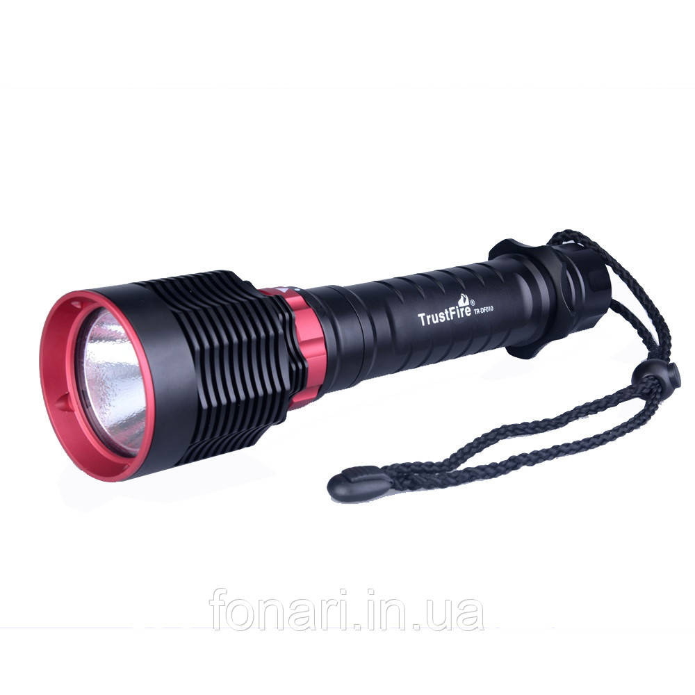 Підводний ліхтар TrustFire TR DF010 Cree XHP70, 2x32650/26650 1600lm (для дайвінгу)