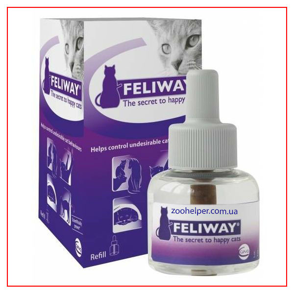 Feliway (Феливей) 48 мл - Корректор поведения для кошек, Запасной ...