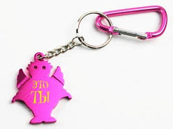 Брелок-відкривачка Ангел "Ти" Рожевий / Брелок-відкривачка Ангел "Ти" Рожевий 4x3 см