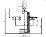 Телескопічний гідроциліндр 2х штоковий з вушком MRT.MAFL-700-SF 61/76 OMFB, фото 2