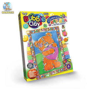 Набір для творчості "Buble Clay" Вітражна картина рус. BBC-02-04 G-Rich