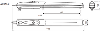 Автоматика для розпашних воріт CAME AXO (Стулка до 3,5 м), фото 5