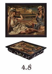 Піднос на подушці "Осінь" 44х36х8 см. (4.8)