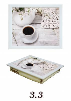 Піднос на подушці "Зима" 44х35х8 см. (3.3), фото 1