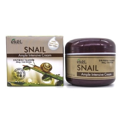 Крем для обличчя з муцином равлика EKEL SNAIL AMPLE INTENSIVE CREAM