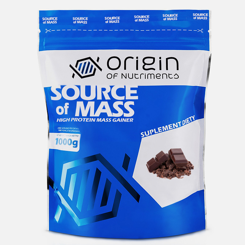 Гейнер Origin SOURCE OF MAS 1000 г c смаковими добавками