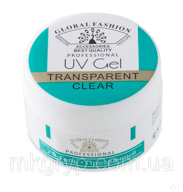 Гель Global Fashion Transparent прозрачный, 30 гр