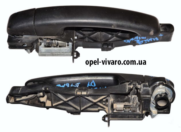 Ручка дверей зовнішня задня права подвійна кабіна Opel Movano 3 2010- 806067794R 806073022R