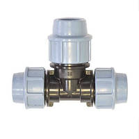 Трійник редукційний зворотний перехідний компресійний затискний 32х40х32 Unidelta