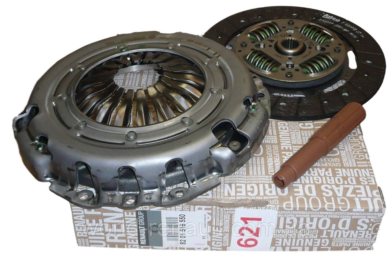 Renault (Original) 8201516550 — Комплект зчеплення на Рено Трафік II 2.0dci M9R + 2.5dci G9U c 2006г.
