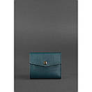 Жіночий шкіряний гаманець 2.1 малахіт, фото 2