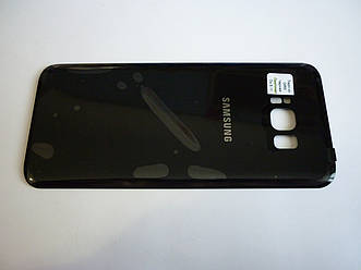 Задня кришка Samsung G955F Galaxy S8 Plus (2017), чорна, Midnight Black, оригінал (Китай)