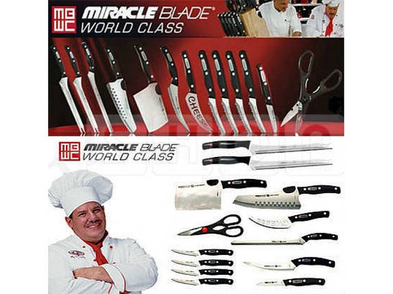 Набір ножів Miracle Blade Миракли Блейд кухонні ножі світового класу, фото 2
