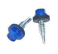 Саморіз покрівельний SDS 4,8х19 мм синій 5005