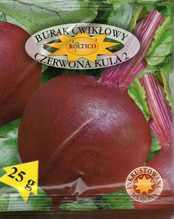 Насіння буряка Червона куля 25г ТМ ROLTICO, фото 1