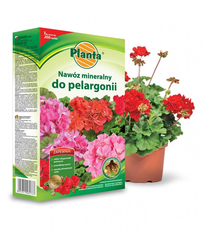 Добриво Planta для Пеларгоній в гранулах 1кг