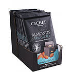 Шоколад чорний Cachet Almonds 54% какао з мигдалем, 300 г, Бельгія, фото 3