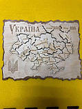 Карта-пазл Україна, фанера, т. 8 мм, розмір 30х22 див. TERMOIZOL®, фото 5