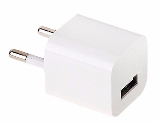 СЗУ адаптер 220V на 1USB 1А кубик