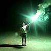 Фаєр, кольоровий вогонь, факел, фальшфейер, зелений, 100 с., Hand FLARE, фото 6
