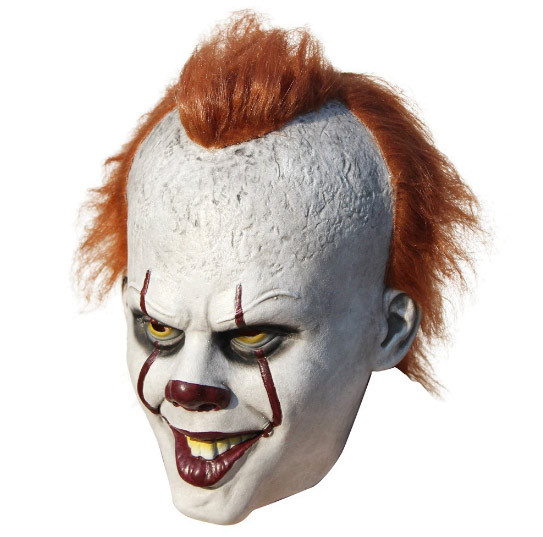 Латексна маска BoCool Skull - Клоун Пеннівайз (Pennywise the Dancing Clown)