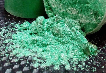 Перламутр колір зелений - 50 грам