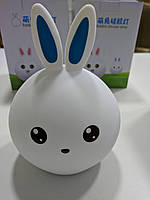 Нічник лампа силіконова "Кролик" Rabbit LED Sleep Lamp
