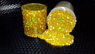 Пігмент галографічний колір золото - 30 гр, фото 4