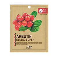 Тканевая Маска с Арбутином Отбеливающая Mijin Essence Mask Arbutin 25g