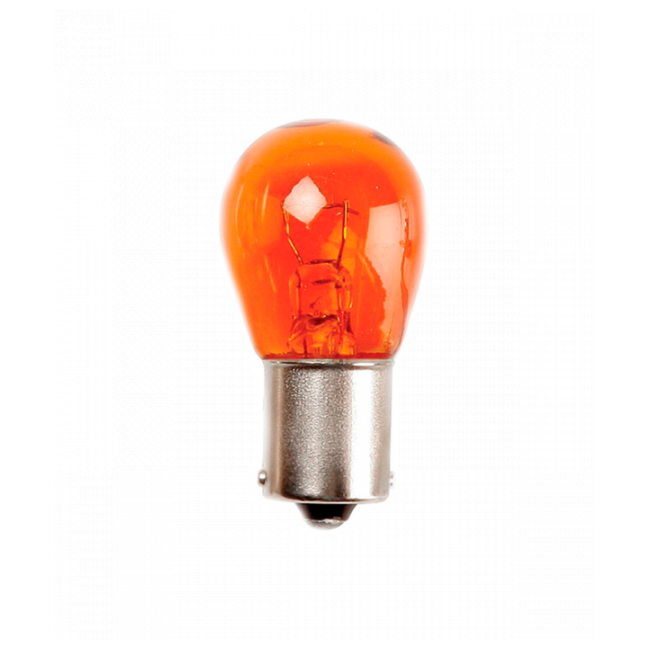 Лампочка автомобільна 24v-21 (BA15s) 1-но контактна (жовта)