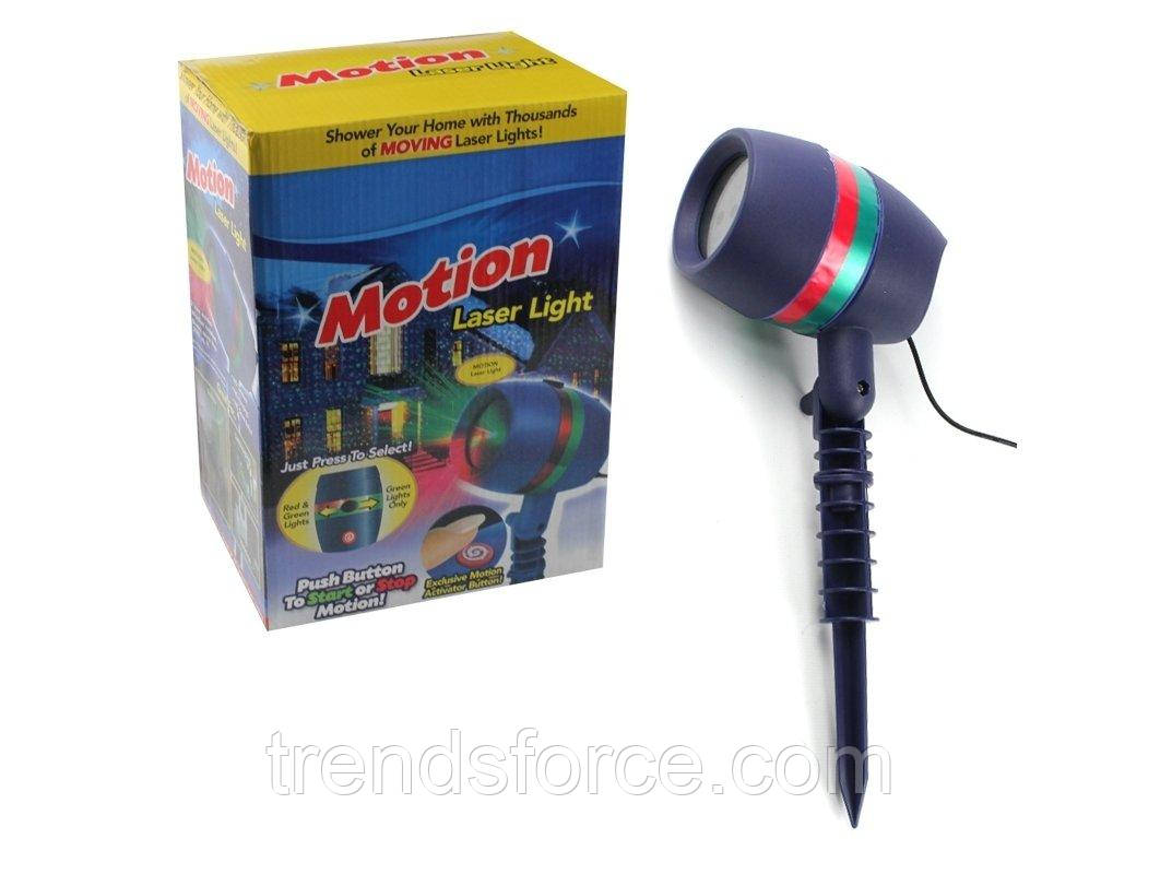Проєктор лазерний вуличний Star Shower Motion Laser Light Blue 133178