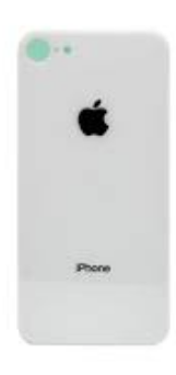 Задня кришка для iPhone 8, біла, оригінал, фото 1