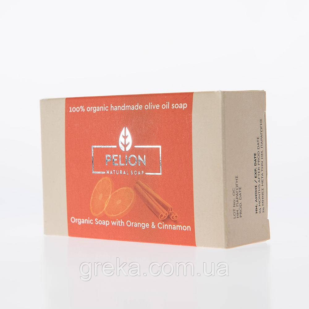 Мило-скраб з оливкової олії "Апельсин і кориця", фото 1
