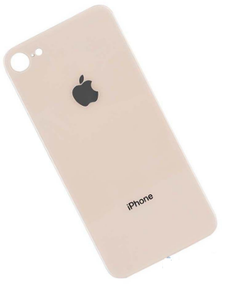 Задня кришка для iPhone 8, золотиста, оригінал, фото 1